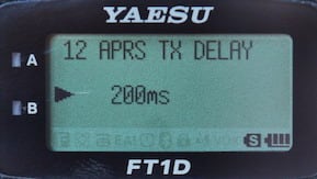 APRS TX задержка 200 ms